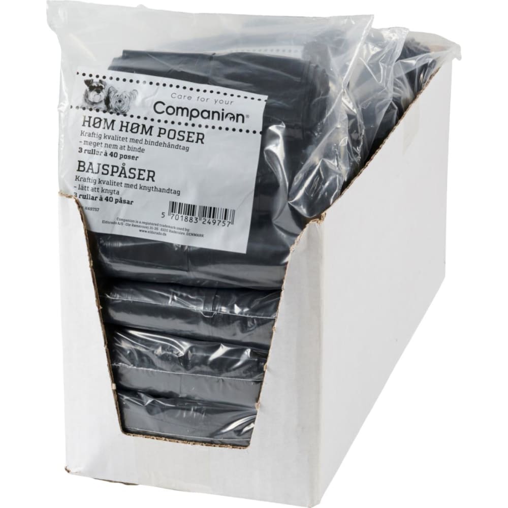 Høm-høm poser. 3x40 st. Kraftig kvalitet