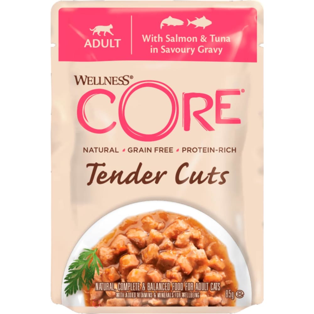 CORE Tender Cuts Salmon & Tuna, 85g
