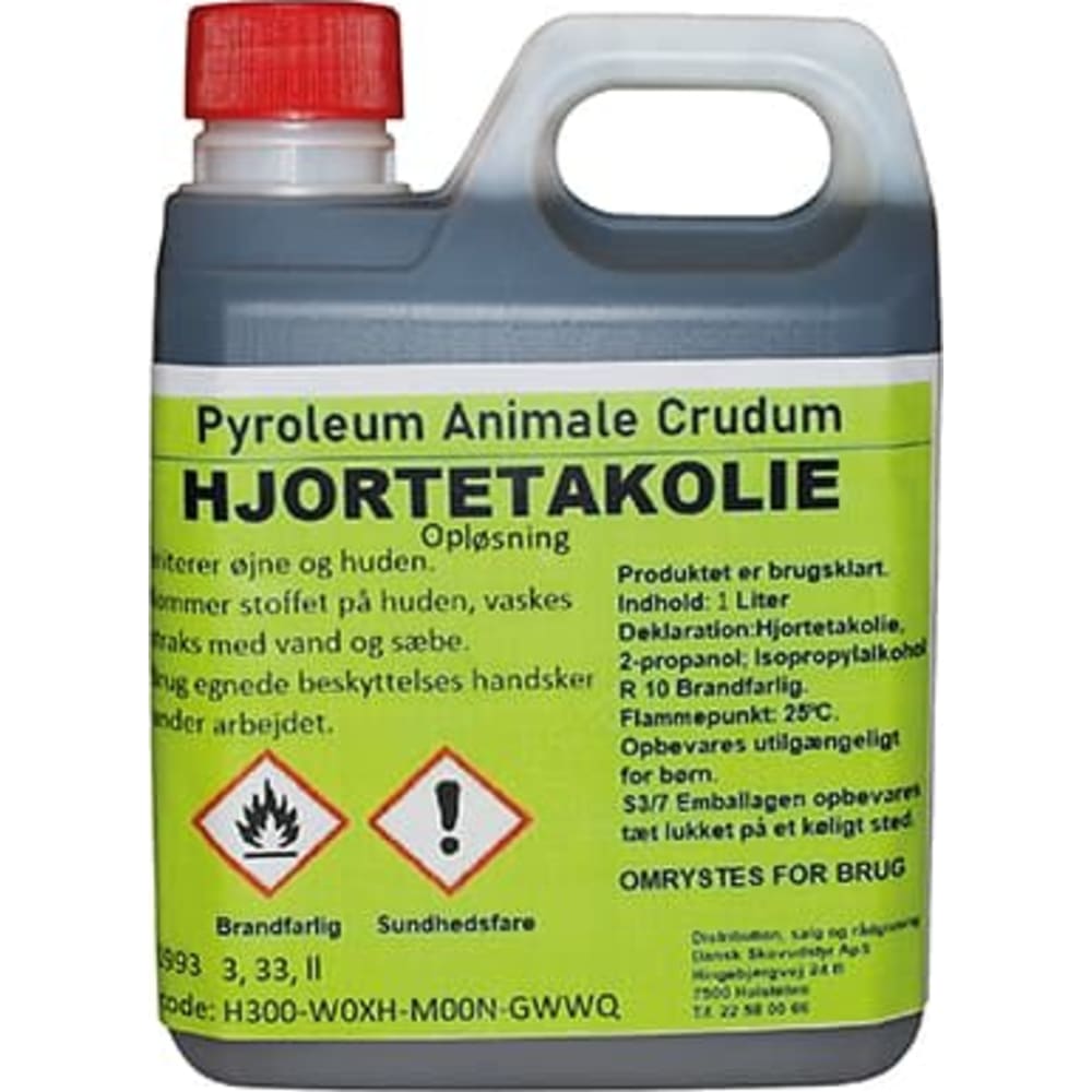 Hjortetakolie, 1 liter