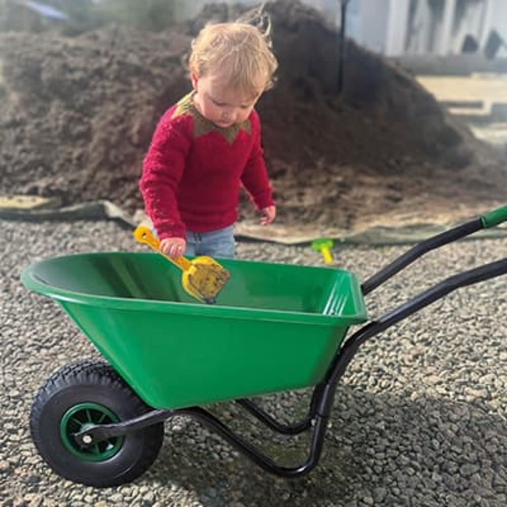 Juniorbør M/Plastk & Punkterfri hjul 30l