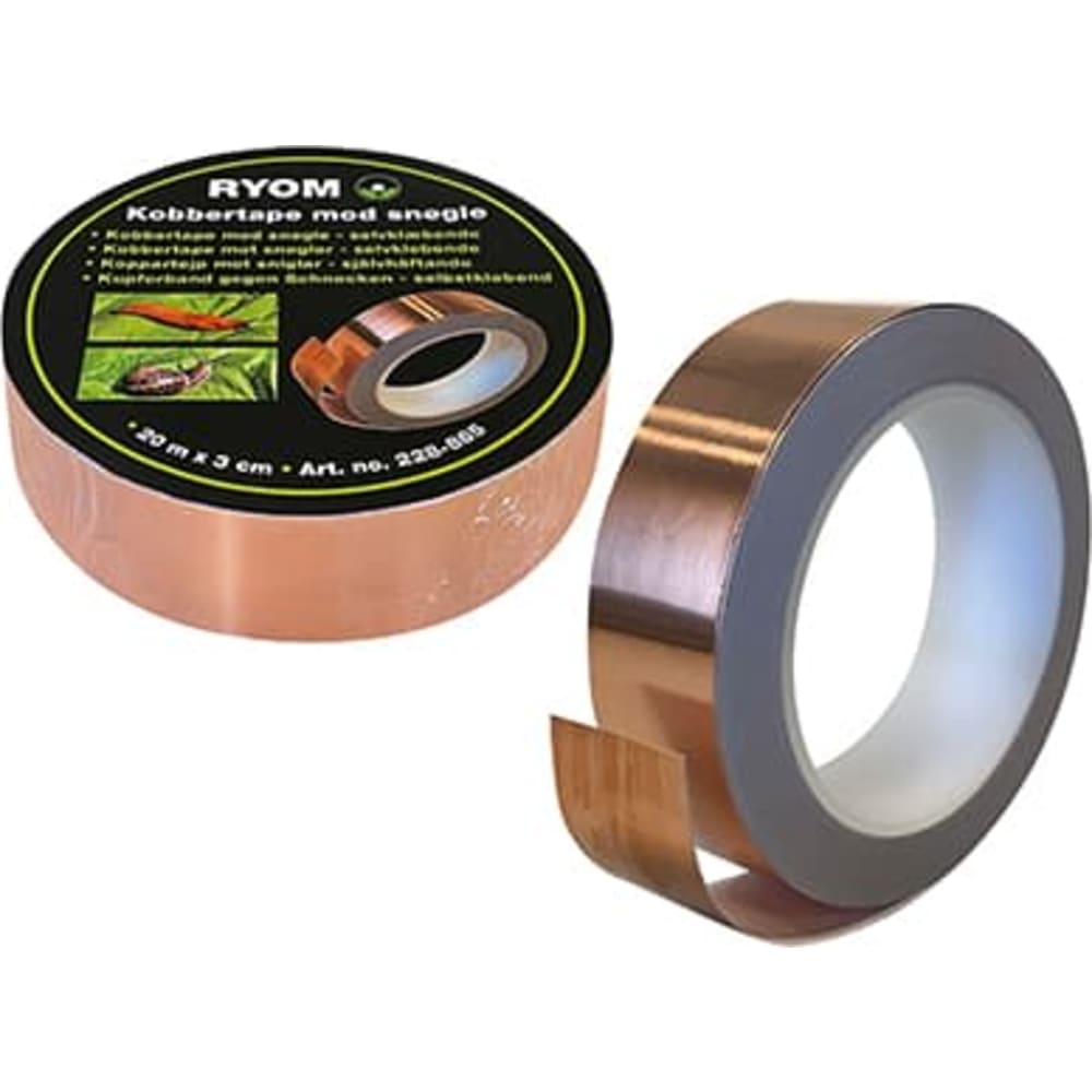 Ryom Snegle/Kobberbånd 3 Cm X 20 Mtr.