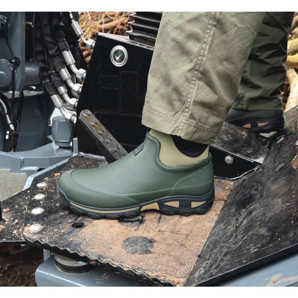 Ankelstøvle Gummi/Neopren, Khaki