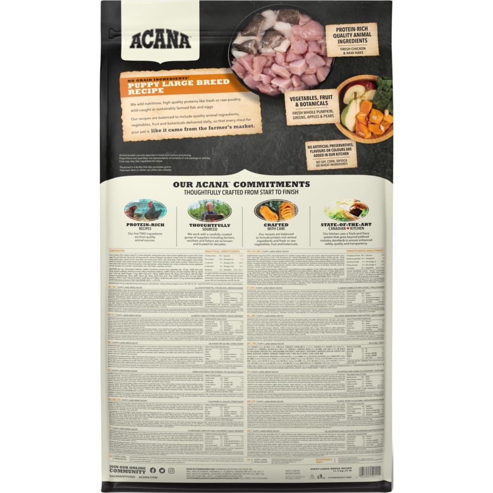 ACANA Dog Range Pup Large Breed 11,4kg
