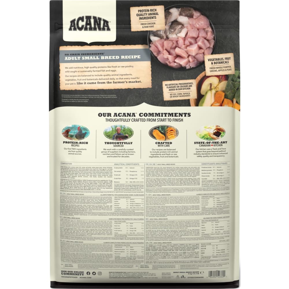 ACANA Dog Range Adult Small Breed 2 kg