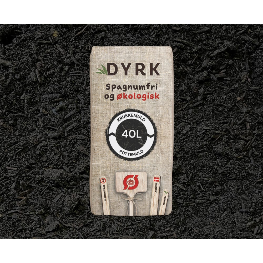 Spagnumfri øko potte & krukkemuld