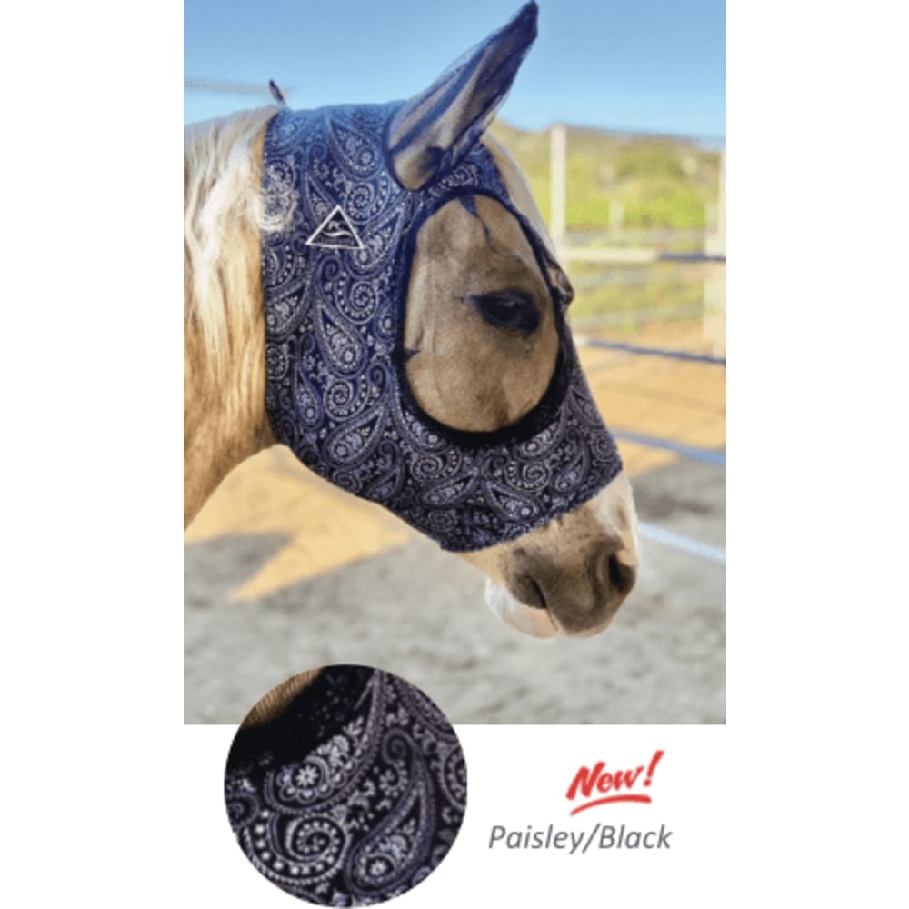 Fluemaske Black Paisley 