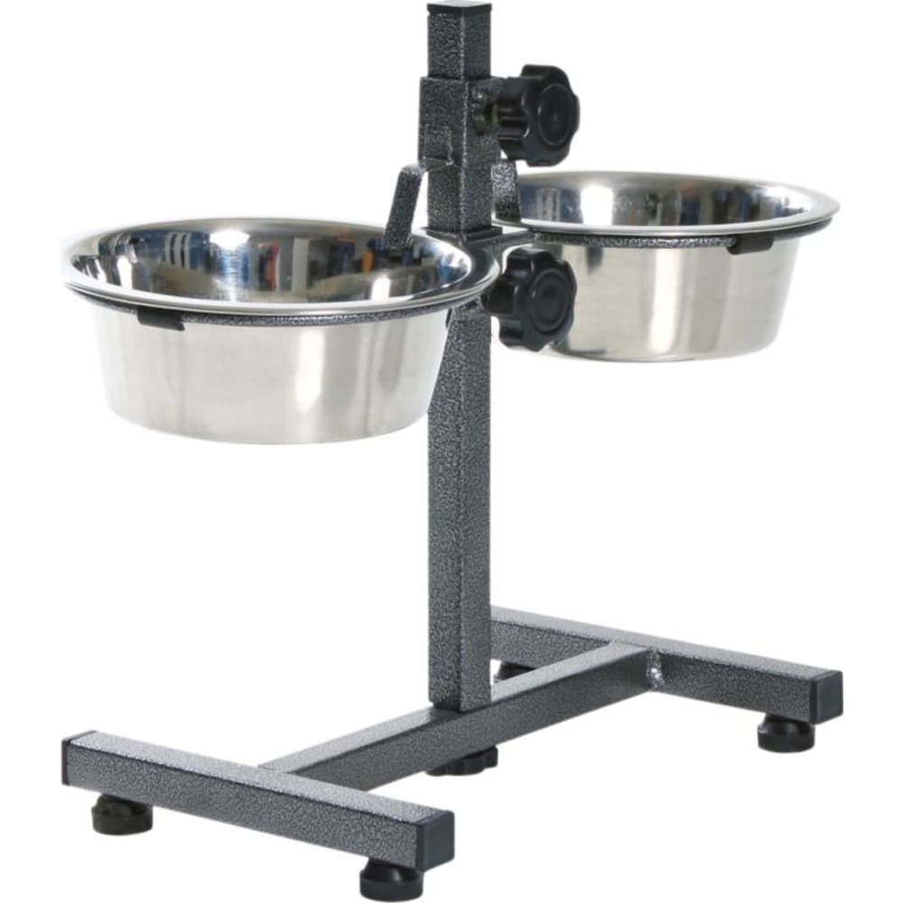 Stander incl.skåle 2x1,8 liter justerb