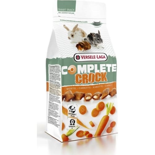 Crock Complete snack til kaniner og andre gnavere, 50 g,