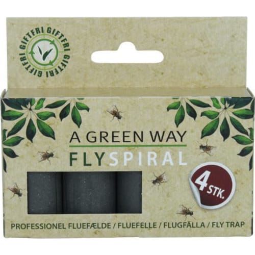 Fluefælde A Green Way Fly Spiral, 4 stk.