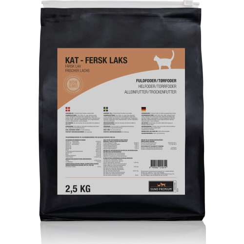 Sund Premium Kat Fersk Laks, 2,5 kg