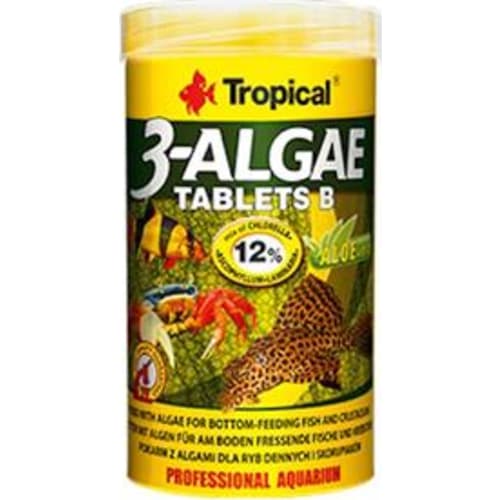 3-Alga tabletter B tabletter akvariefisk, 36 g / ca. 200 stk.
