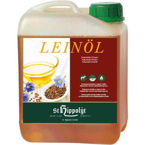 Leinöl - hørfrøolie, 2,5 liter