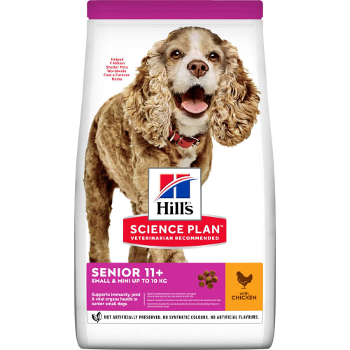 HILL'S SCIENCE PLAN Senior Small & Mini tørfoder til hunde med kylling – 1,5 kg
