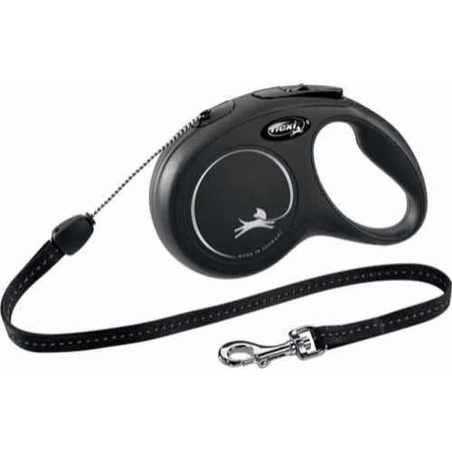 FLEXI New CLASSIC snor, 8m, sort.