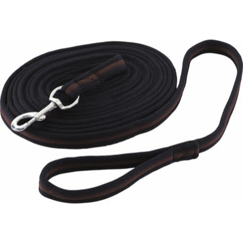 Soft longeringsline sort/brun, 7,5 m