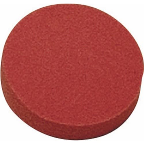 Rengøringssvamp til læder, orange, 9 cm.