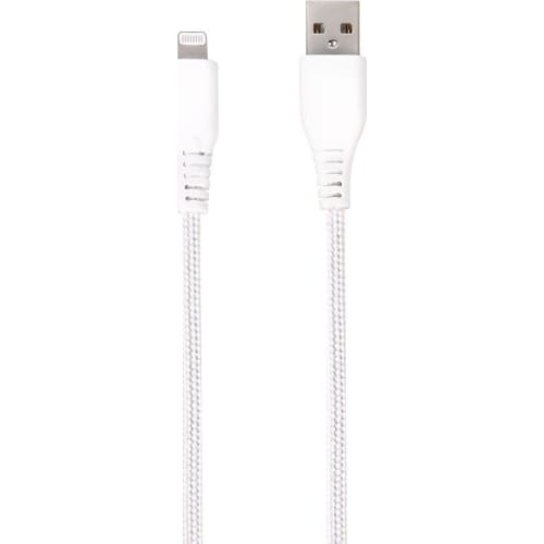 USB-A/Lightning 0,5m Hvid