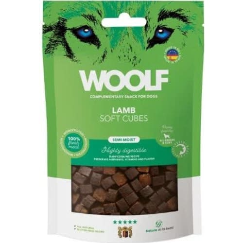 Woolf Soft Cubes Lamb, 100g