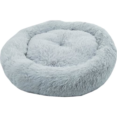 AntiStress Donut hundeseng - lysegrå
