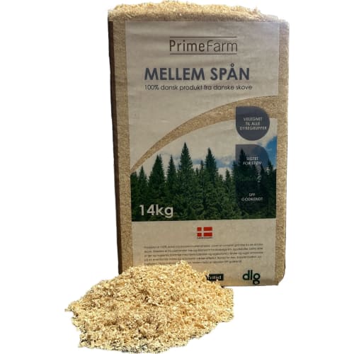 PrimeFarm MELLEM Spån, 1 palle 30x14 kg