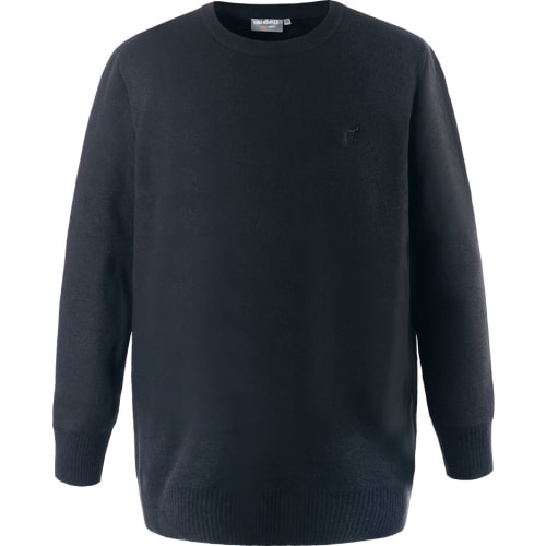 Mike Hammer Sweater med rund hals, sort