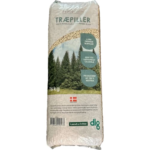 Primefarm premium træpiller, 6 mm 56x16 kg - 896 kg