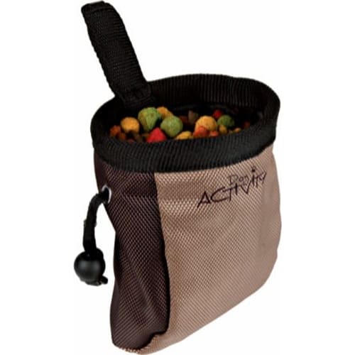 Hunde godbids taske brun Ø10cm/14 cm