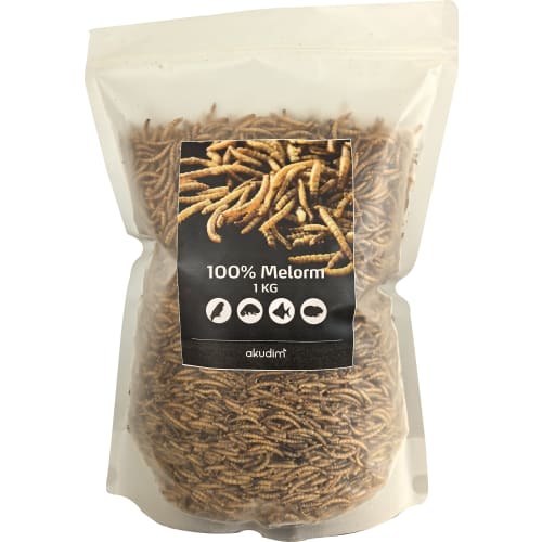 Tørrede melorm 1 kg