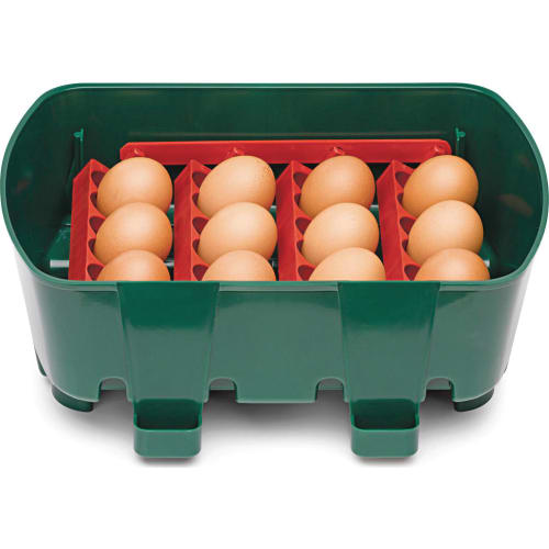 Rugemaskine med autovending, 12 æg