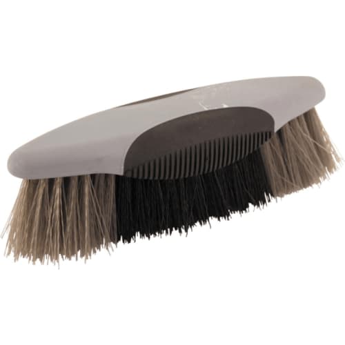 Softtouch manbørste grå/sort