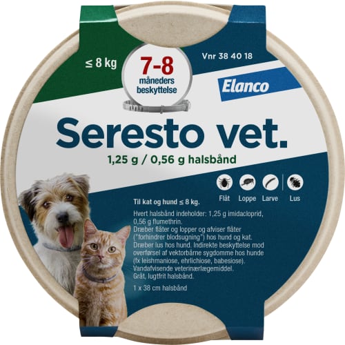 Seresto Vet - kat/hund under 8 kg