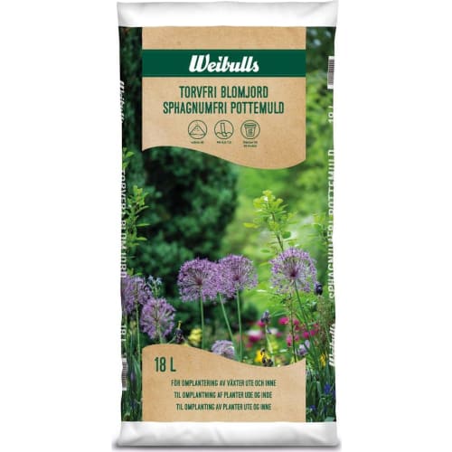 Weibulls Spagnumfri muld 18 ltr