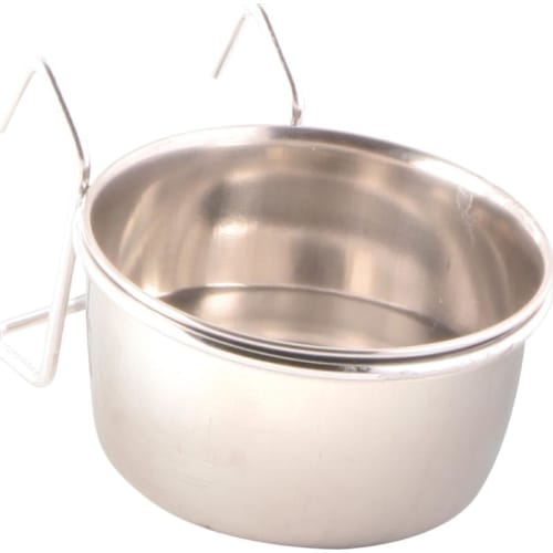 Stålskål med beslag, ø9,5cm