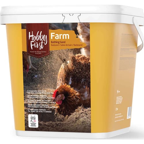 Hobby First Badesand til høns, 7,5 kg