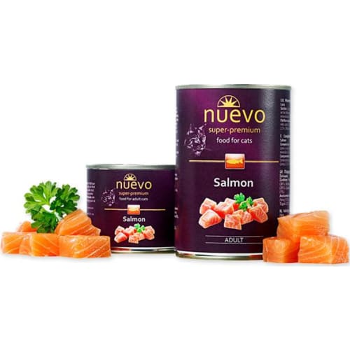 Nuevo vådfoder til kat,  salmon 400 gr.