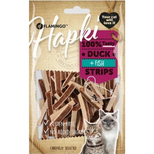HAPKI, and og torsk strips til kat, 85 gr