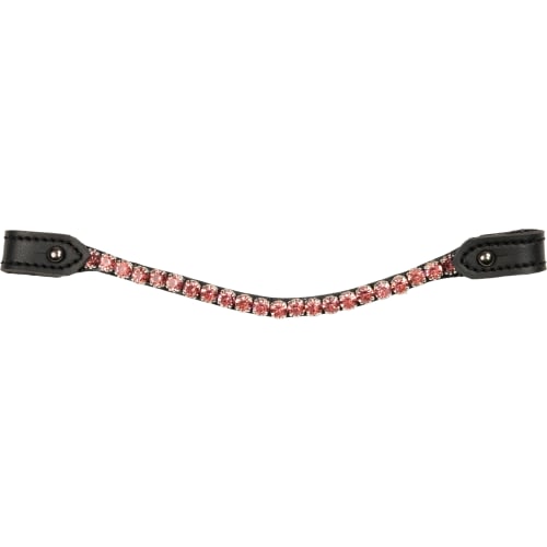 MHH Pandebånd sort, pink sten