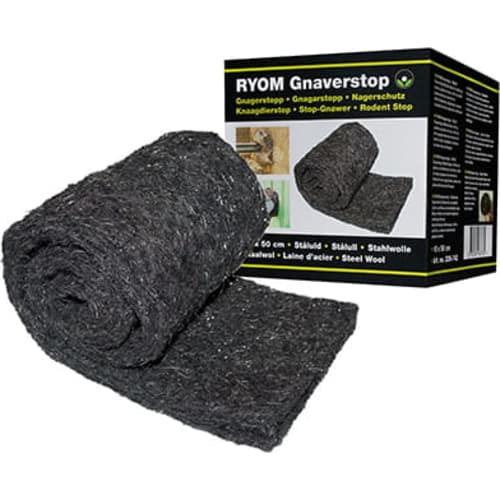 Gnaverstop af ståluld, 10 x 50 cm