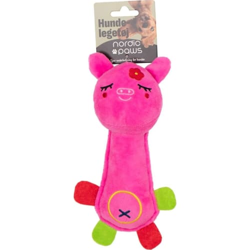 Plysdyr til hunde - Langhals Gris