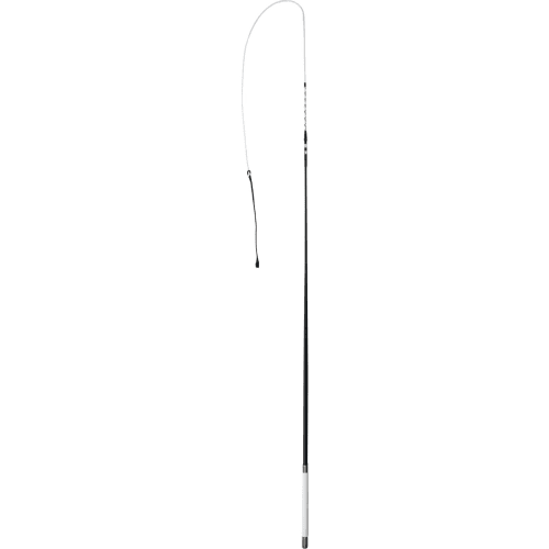 Kørepisk sort/hvid 140 cm inkl. snert
