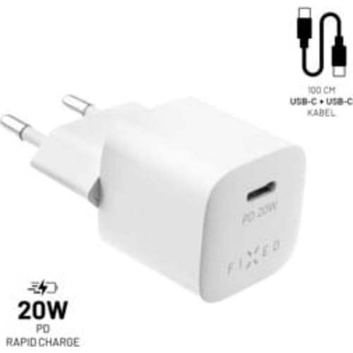 Væglader 1xUSB-C superfast 30W Hvid