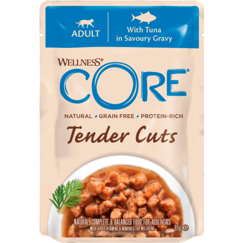 CORE Tender Cuts Tuna in Gravy 85 g