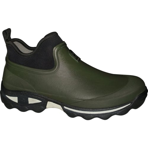 Ankelstøvle, damemodel i gummi/neopren, khaki,