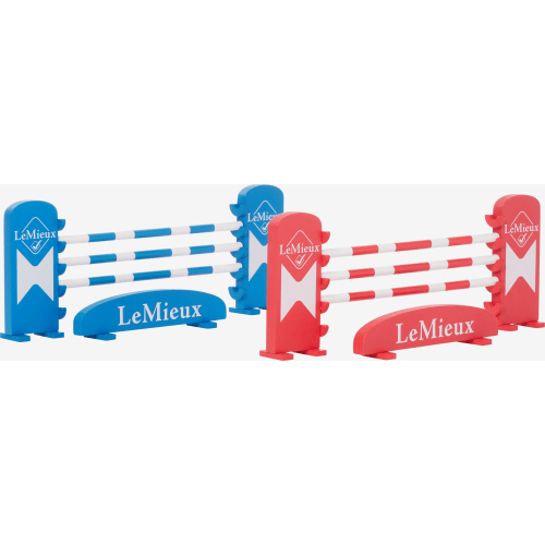 Toy Pony Jump (rød/blå)