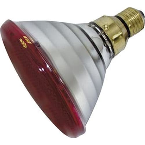 Varmepære rød 100W - 240V Lavenergi