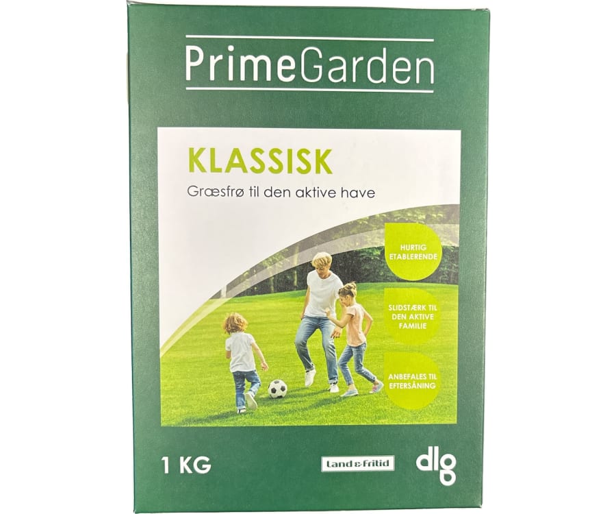 PrimeGarden Græsfrø Klassisk, 1 kg