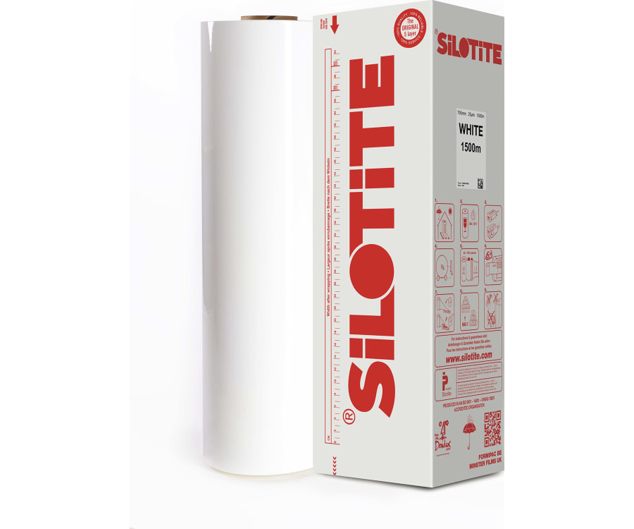 Wrap Silotite - 0,75x1500 m. Hvid