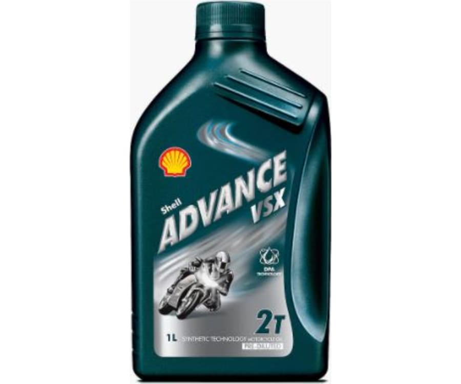 1 liter flaske Advance VSX 2T   Delsyntetisk olie specielt udviklet til at give motorbeskyttelse og høj ydelse i 2-takts motorcykelmotorer.
