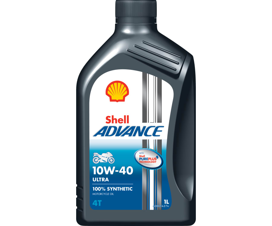 1 liter flaske Advance 4T Ultra 10W-40    Fuldsyntetisk motorolie som giver ultimativ motor-, koblings- og gearskiftebeskyttelse i højtydende 4-takts motorcykler.