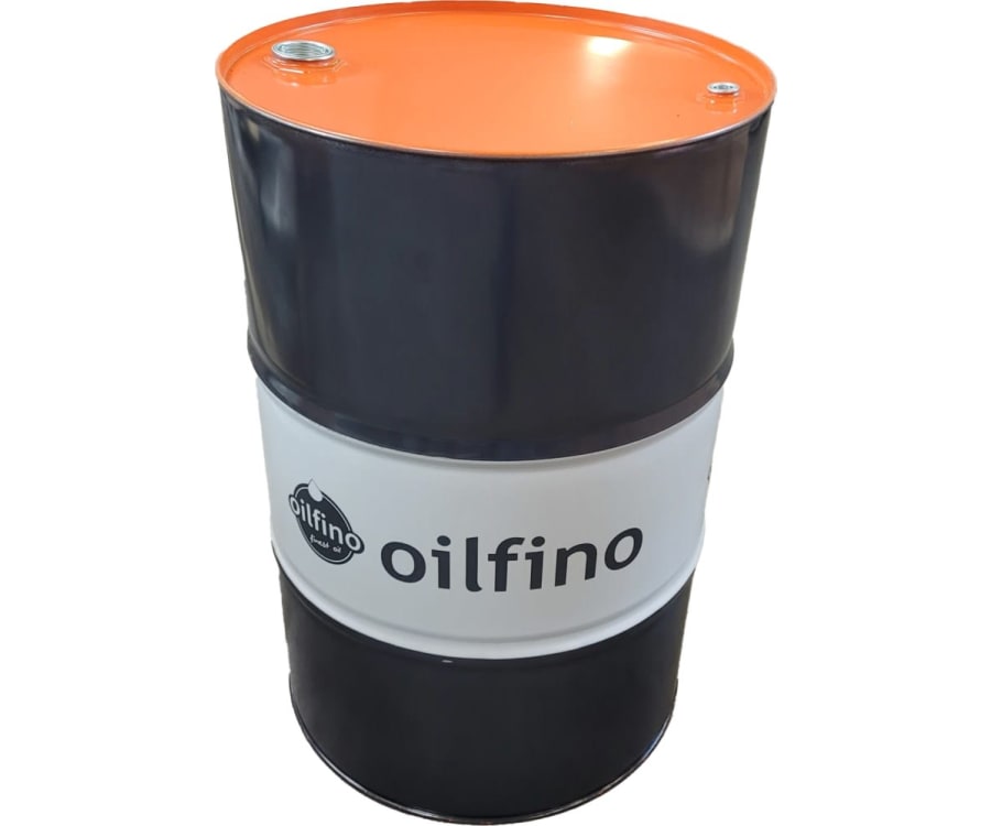 Tønde med 208 liter smøreolie Oilfino Cultor Utto 80W